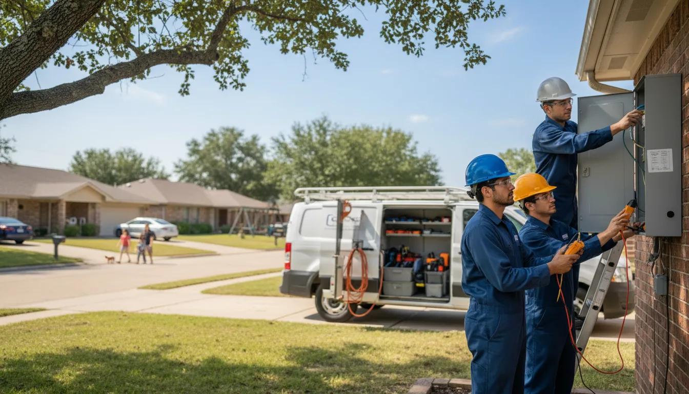 Certified electrician providing emergency electrical services in Stewart, OH